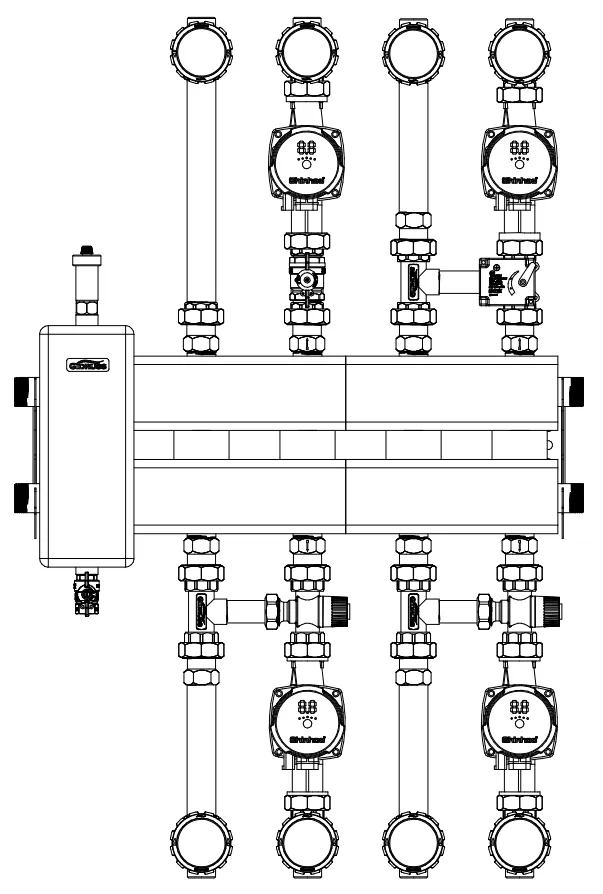 Комплект обвязки котельной на 4-5 контуров (анонс)