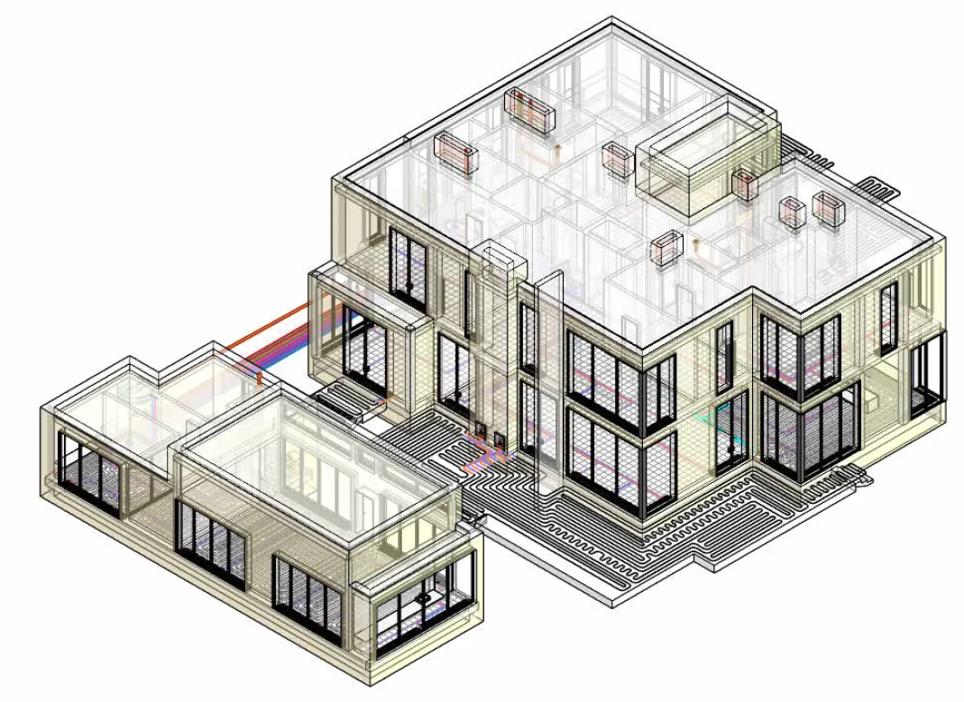 Пример проектирования котельной дома с баней | г. Москва | BIM-PROJECT Пример проектирования котельной дома с баней | г. Москва | BIM-PROJECT