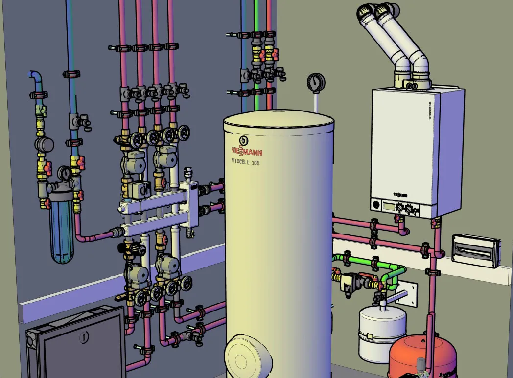 Проектирование котельных в 3D Воронеж Проектирование котельных в 3D Воронеж