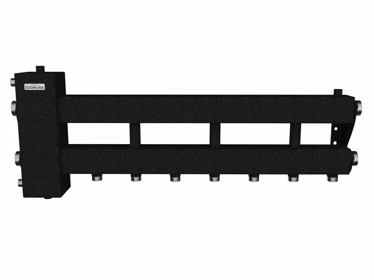 Коллектор с гидрострелкой на 4 контура BM-150-4D (3+1) Коллектор с гидрострелкой на 4 контура BM-150-4D (3+1)